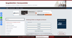 Desktop Screenshot of bargeldeinfuhr.ch